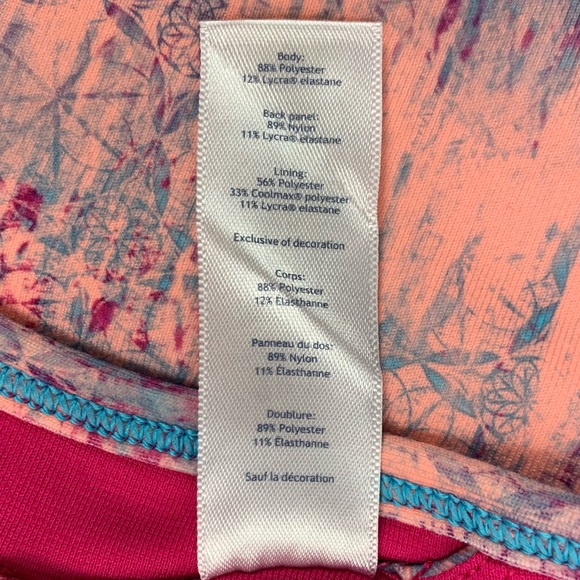 Ivivva Girls Racer Back Shelf Bra Tank Top Size 10 - Picture 9 of 13